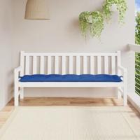 VidaXL Tuinbankkussen 180x50x7 cm oxford stof blauw - thumbnail