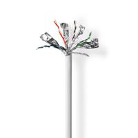 Netwerk Kabel Rol | CAT7 | Solid | S/FTP | Koper | 50.0 m | Binnenshuis | Rond | LSZH | Grijs - thumbnail