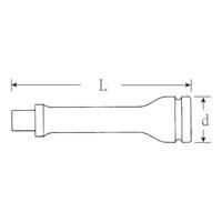 Stahlwille 509/5 IMP 33010002 Dopsleutelverlenging Aandrijving 1/2 (12.5 mm) 1 stuk(s) - thumbnail