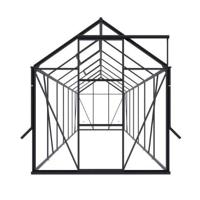 Tuinkas Kate V zwart 3 mm veiligheidsglas Royal Well - Royal well - thumbnail