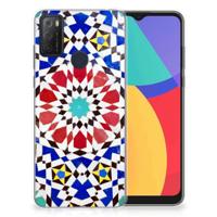 Alcatel 1S (2021) | TPU | Siliconen hoesje | Mozaïek - thumbnail