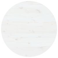 Tafelblad Ø90x2,5 cm massief grenenhout wit - thumbnail
