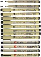 Fineliner sakura pigma micron 05 basic 6 kleuren | 6 stuks - thumbnail