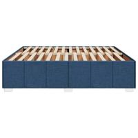 Bedframe zonder matras stof blauw 180x200 cm - thumbnail