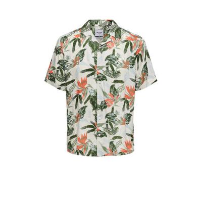 Only & Sons / overhemd Ons Klopp Life Aop Viscose NOOS in wit