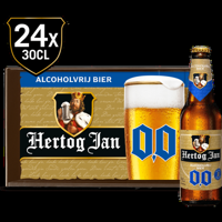 Hertog Jan 0.0% Alcoholvrij Bier Krat 24 x 300ML bij Jumbo - thumbnail