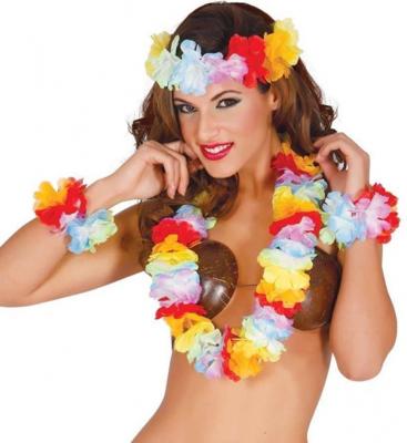 Hawaii set veelkleurig