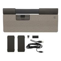 Contour Design SliderMouse Pro (bedraad) met Regular polssteun in stof Lichtgrijs - thumbnail