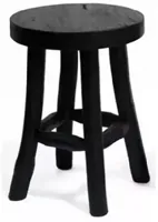 Kruk teak zwart 20x27cm - thumbnail