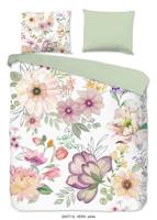 Good Morning Dekbedovertrek "bloemen" - Wit - (240x200/220 cm) - Katoen - thumbnail