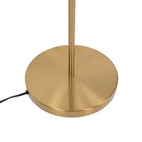 QAZQA Art deco vloerlamp messing met groen glas - Pallon - thumbnail