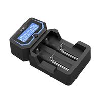 XTAR X2 Lader voor Li-ion 18650 cilindrische batterijen - thumbnail