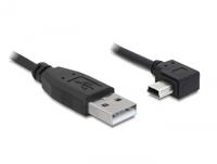 Delock USB-kabel USB 2.0 USB-A stekker, USB-mini-B stekker 3.00 m Zwart 82683 - thumbnail