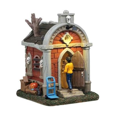 Lemax crypt move in verlicht tafereel Spooky Town 2025