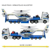 Majorette Volvo Truck + Airbus Police helikopter Kant-en-klaar model Hulpdienstvoertuig (model) - thumbnail