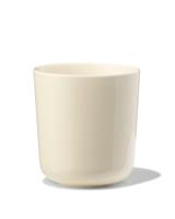 HEMA Cappuccinomok 350ml KNAP new bone geel (geel) - thumbnail