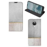 Nokia G10 | G20 Book | Wallet Case | Wood Concrete - thumbnail