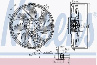Koelventilator 85662