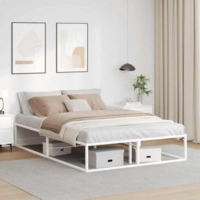 Bedframe zonder matras 140x200 cm wit Bedframe zonder matras 140x200 cm wit