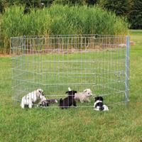 Trixie natura puppyren gegalvaniseerd metaal 8 panelen dia 154 hoogte 91 cm - thumbnail