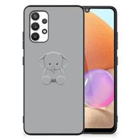 Samsung Galaxy A32 4G | A32 5G Enterprise Editie Hoesje Grijs Baby Olifant - thumbnail