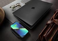 ZENS Aluminium Series Single Wireless Charger ZESC14B/00 Inductie lader Uitgangen Qi-standaard, USB-A Zwart - thumbnail