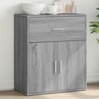 Dressoir 60x31x70 cm bewerkt hout grijs sonoma - thumbnail