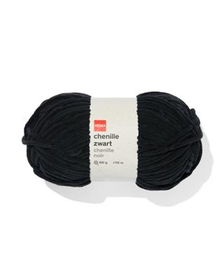 HEMA Chenille zwart 100gram 110meter