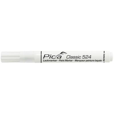 Pica 524/52 Lakmarker 2-4mm ronde tip wit,10st.