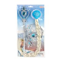 Toi-Toys Ice princess verkleedset accessoires 3-delig - thumbnail