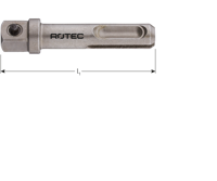 Rotec Adapter | SDS-Plus > 4-Knt. 3/8'' | Met Stift | L=60 | 1 Stuk - 820.00801 - thumbnail