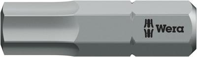 Wera 840/1 BTZ Zeskant Bits, 6,0 x 25 mm - 1 stuk(s) - 05056687001