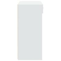 Dressoir 80x42,5x93 cm bewerkt hout wit - thumbnail