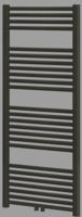 Royal Plaza Sorbus radiator 60x120cm 617watt recht met midden aansluiting mat zwart 77829 - thumbnail