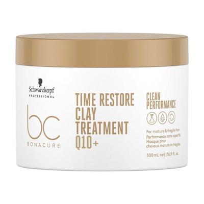 Schwarzkopf BonaCure Clean Performance Time Restore Clay Treatment Q10+ 500ml