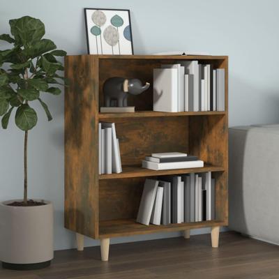 Dressoir 69,5x32,5x90 cm bewerkt hout gerookt eikenkleurig