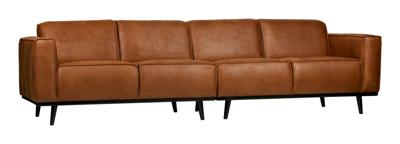 WOOOD Bank 'Statement' 4-zits, kleur Cognac