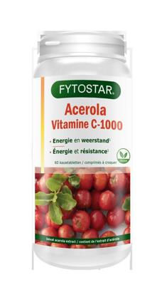 Fytostar Vitamine C 1000 acerola 60 Zuigtabletten