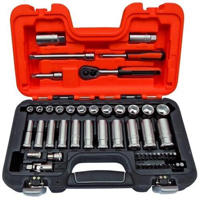 Bahco s330l dopsleutelset 1/4"-3/8" metrisch 10-22 mm - s330l