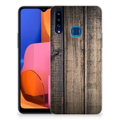 Samsung Galaxy A20s | Bumper Hoesje | Steigerhout