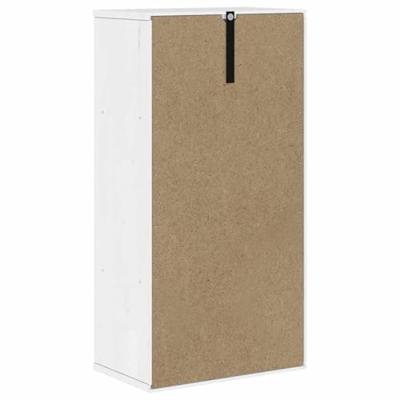 Bijzetkast ODDA 40x24x79 cm massief grenenhout wit Bijzetkast ODDA 40x24x79 cm massief grenenhout wit