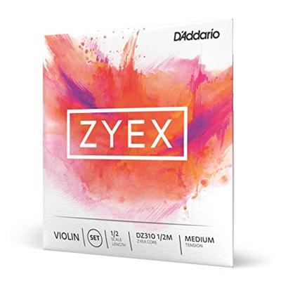 D'Addario DZ310 1/2M Zyex Violin String Set 1/2 Scale, Medium Tension Vioolsnarenset D'Addario DZ310 1/2M Zyex Violin String Set 1/2 Scale, Medium Tension Vioolsnarenset