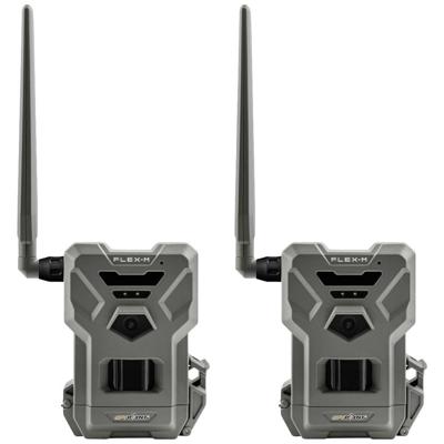 Spypoint FLEX-M Twin Pack Wildcamera 28 Mpix Geluidsopnames, 4G beeldoverdracht, GSM-module Grijs-groen (mat) Spypoint FLEX-M Twin Pack Wildcamera 28 Mpix Geluidsopnames, 4G beeldoverdracht, GSM-module Grijs-groen (mat)