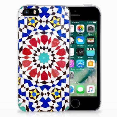Apple iPhone SE | 5S | TPU | Siliconen hoesje | Mozaïek Apple iPhone SE | 5S | TPU | Siliconen hoesje | Mozaïek