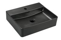 Wastafel Best Design Flaago Rechthoek 50 cm Mat Zwart - thumbnail