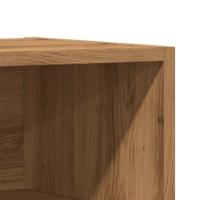 Nachtkastjes 2 st 40x30x50cm bewerkt hout artisanaal eikenkleur - thumbnail