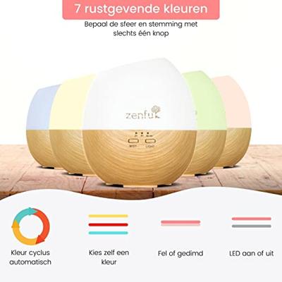 Oasis aroma diffuser met licht 300ml