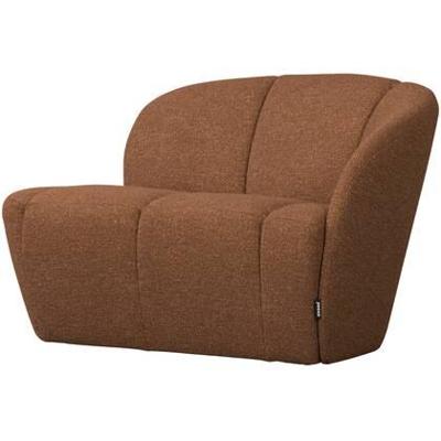 Woood Mojo 2-zits bankje rechts bouclé Roestbruin Melange