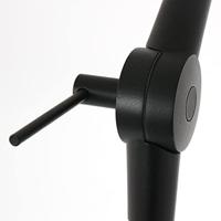 Steinhauer Vloerlamp prestige chic 8113zw zwart kap grijs linnen - thumbnail