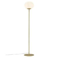 Nordlux Glazen vloerlampAlton messing met wit glas - 2010514001 - thumbnail